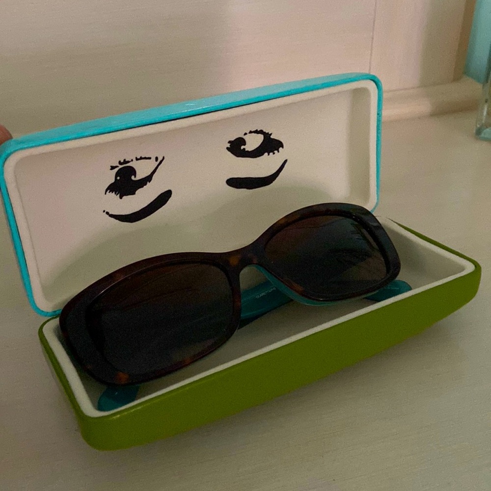 Kate Spade Tortoise turquoise sunglasses